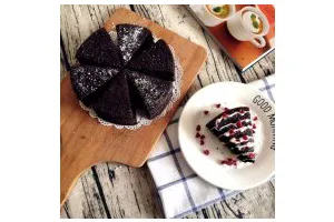 【无烤箱版】黑米蛋糕