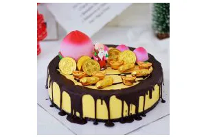 寿星公芒果慕斯蛋糕（十寸）