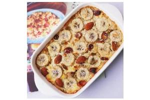 香蕉牛奶烤燕麦