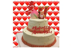 贺寿双层蛋糕(10＋6寸)