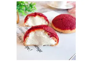 红丝绒脆皮泡芙