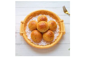 麦片芝麻小餐包