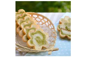 抹茶双色梅花吐司（波兰种）