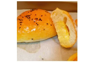 卡仕达奶油面包——奶油饺子包