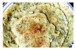美味可口的香椿鸡蛋饼（家庭烹饪必备，轻松制作的食品）