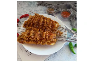 麻辣香酥烤豆皮