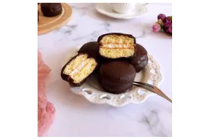 迷你巧克力夹心派