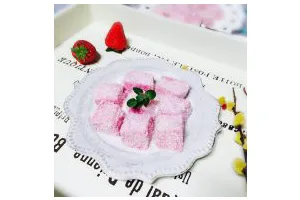 少女心爆棚+火龙果牛奶小方