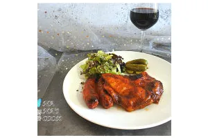 BBQ烧烤鸡腿扒套餐