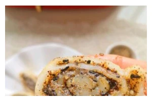 美味鱿鱼糯米卷的制作方法（做法简单易学，口感鲜美可口）