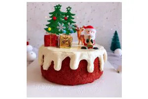 圣诞款红丝绒蛋糕