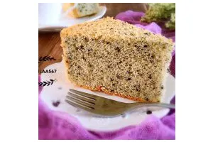 黑芝麻戚风蛋糕