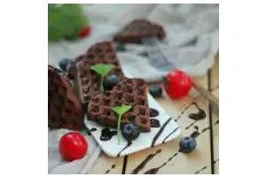 巧克力华夫饼