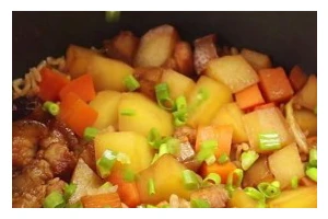五花肉焖饭，美味可口的家常菜（用这个简单易做的做法，为家人带来美味佳肴）