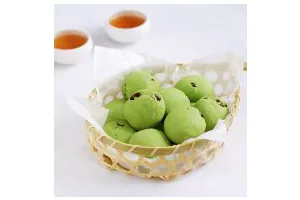 抹茶蔓越莓麻薯