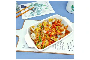 烤箱版【金针菇蒜香烤花蛤】