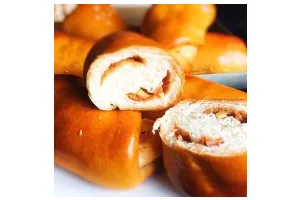 奶酪火腿肉松面包