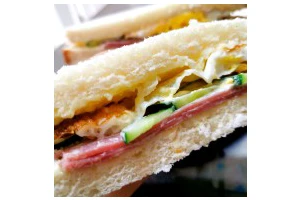 超快手三明治~十分钟就能搞定