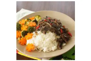 蘑菇洋葱牛肉小炒——偶尔自私很开心