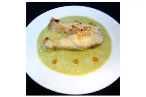 芝麻豌豆鳕鱼浓汤