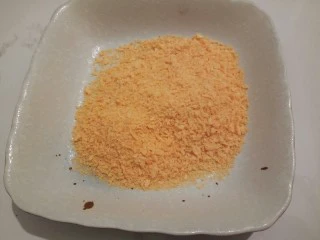 #咸味#盐酥鸡米花,面包糠20克,可以根据实际情况来放