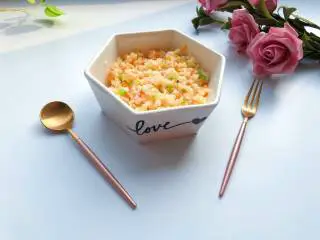 【宝宝辅食】12M+,虾松杂蔬炒饭,虾松杂蔬炒饭 get ✔