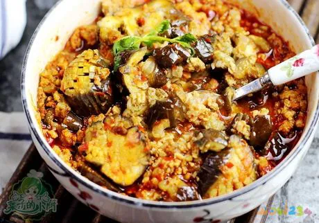 肉末蒸茄子的做法