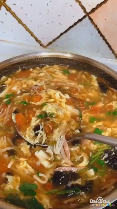 酸辣豆腐汤的家常做法_酸辣豆腐鸡蛋汤的做法_酸辣豆腐丝汤的做法