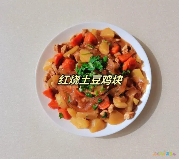 土豆红烧鸡块的正宗做法（简单版红烧土豆鸡块）(1)