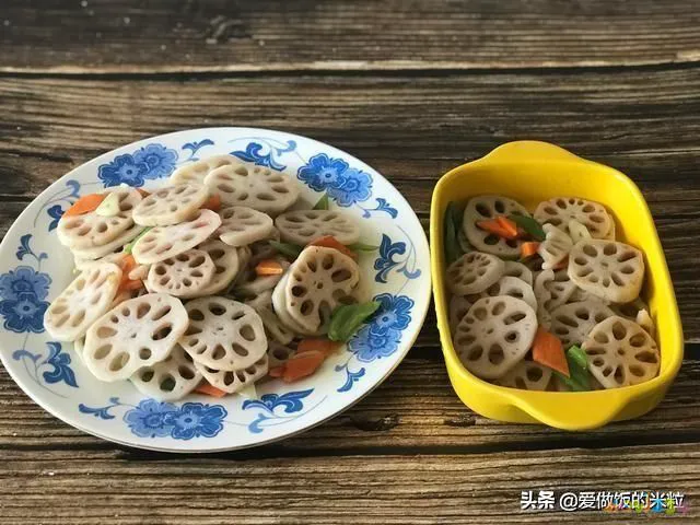 清炒藕片做法简单(家常素菜清炒藕片)(13)