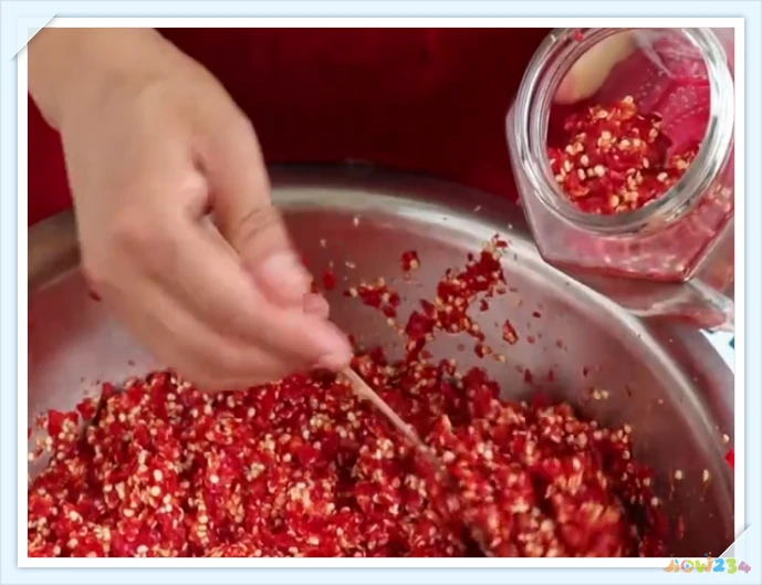 水果辣酱的家常做法_家常辣酱的做法_家常自制香辣酱的做法