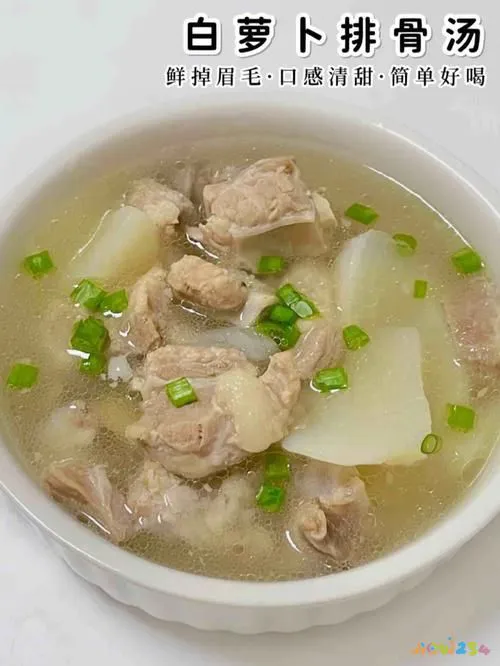 萝卜炖排骨的家常做法_萝卜炖排骨家常做法窍门_萝卜炖排骨的做法最简单