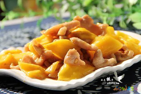 菠萝蜜炒肉片