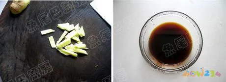 姜葱炒蟹的家常做法步骤3-4