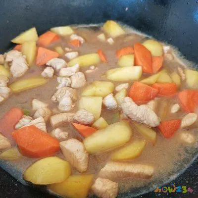 土豆红烧鸡块的正宗做法（简单版红烧土豆鸡块）(6)