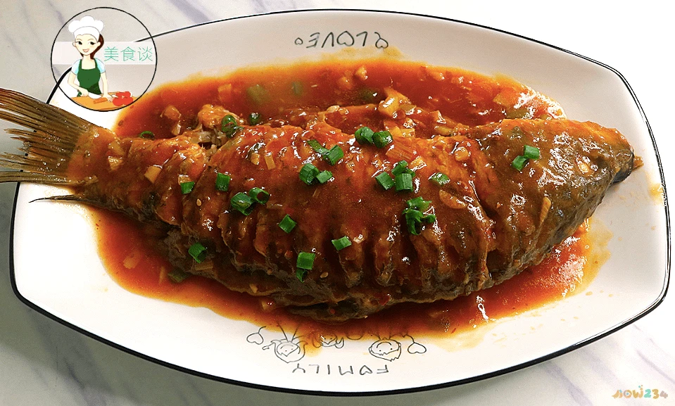 家常鲫鱼_家常鲫鱼的做法最正宗的做法_家常鲫鱼做法