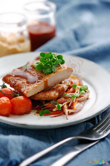 浇汁猪排的做法