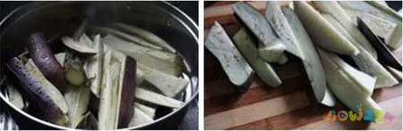 鱼香拌茄子的做法步骤1-2