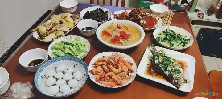 清汤全家福菜家常做法_中秋家常菜_清蒸虾的家常做法粤菜代表菜