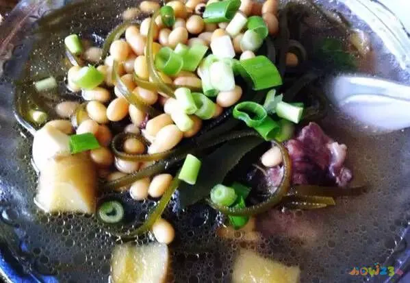 海带的家常做法_排骨海带家常做法_黄豆芽炖海带家常做法