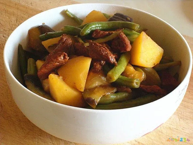 茄子家常做法炖肉视频_茄子家常做法炖肉窍门_茄子炖肉的家常做法