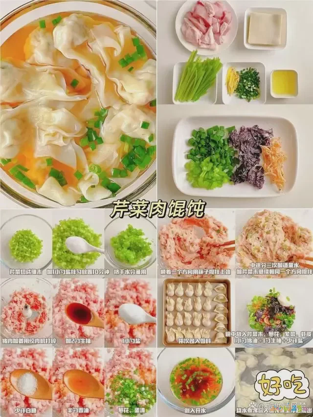 家常馄饨馅的做法_馄饨馅儿的做法视频_正宗馄饨馅视频教程