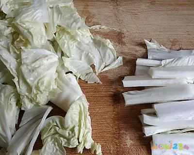 炖白菜家常做法粉条窍门_炖白菜粉条图片_白菜炖粉条的家常做法