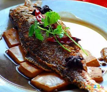 家常清蒸草鱼_清蒸梭鱼的家常做法_清蒸草鱼的家常做法