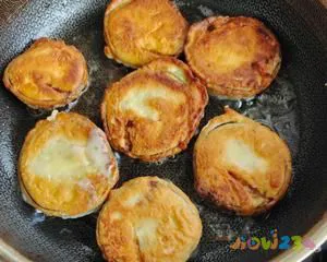 茄盒大全的做法 步骤6