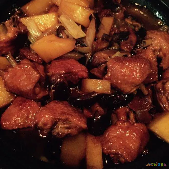 塔吉锅版香菇鸡翅