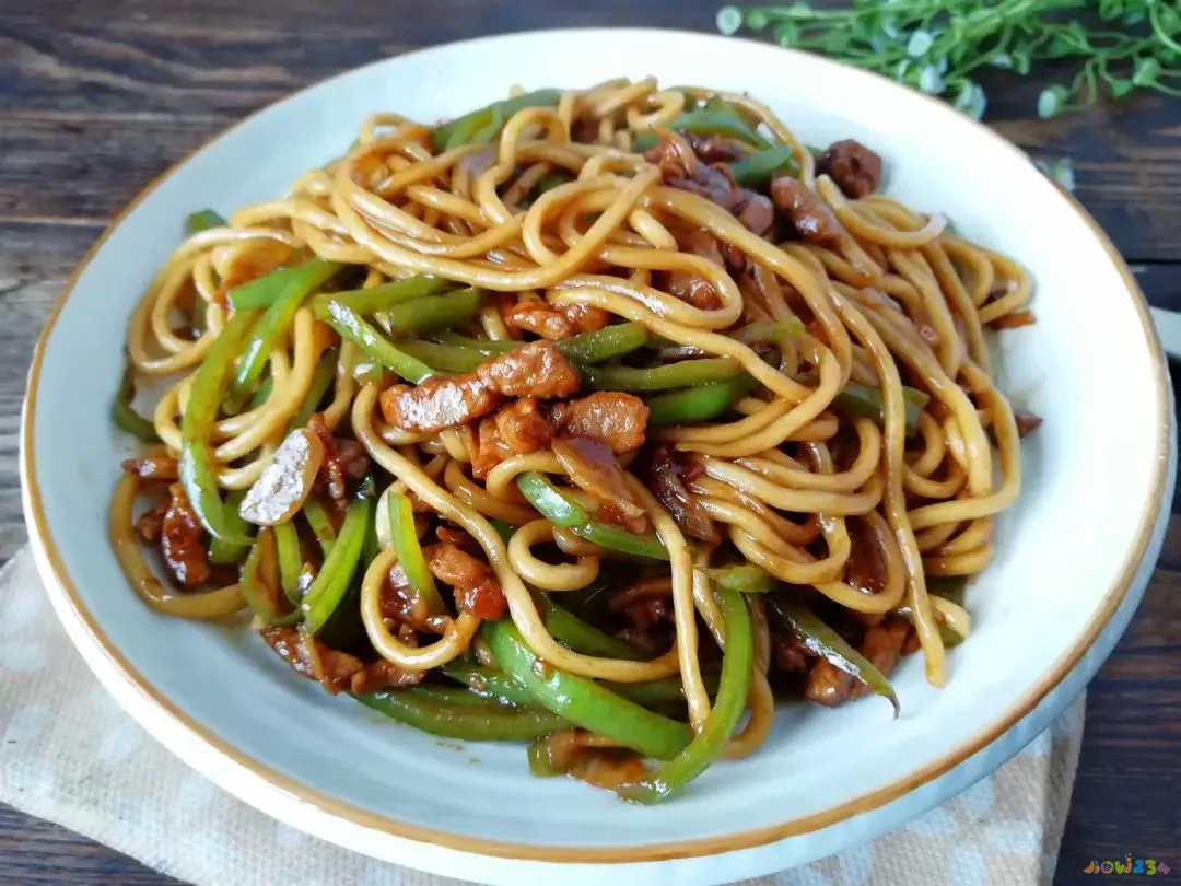 炒面的家常做法素_素炒面的家常做法_炒面的家常做法豆芽