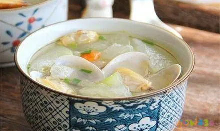 红烧冬瓜的家常做法_冬瓜虾仁汤的家常做法_鲜扇贝丁汤的家常做法