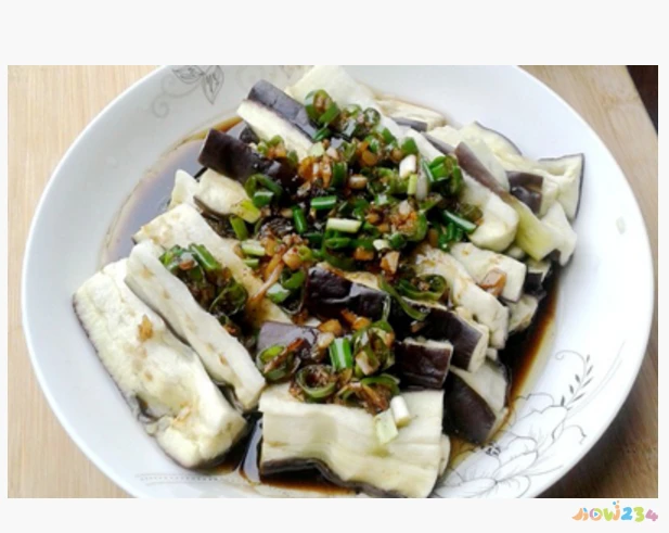 油茄子咸菜的家常做法_茄子 咸菜做法_油淋茄子的家常做法