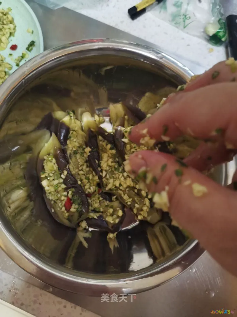 番茄酱茄饼的家常做法_素炸茄盒的家常做法_家常茄盒的做法